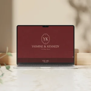 Eternal Burgundy  - Luxury Wedding Invitation